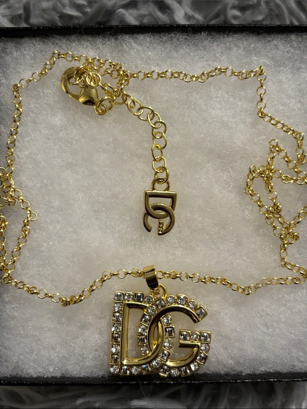 So Gabanna Diamond & Gold Pendant Necklace