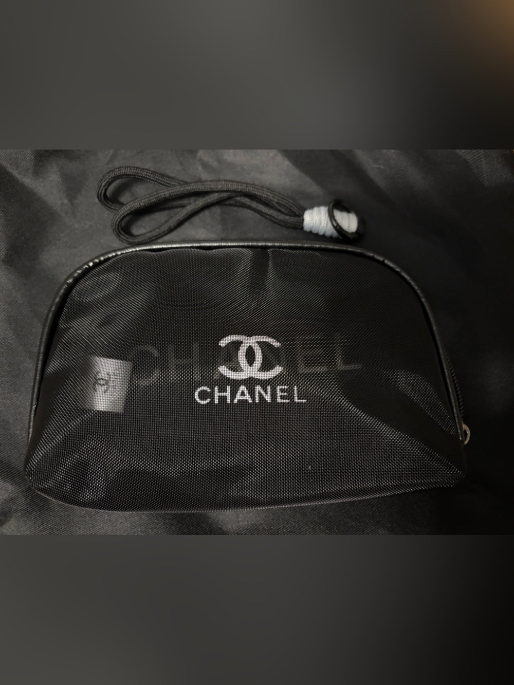 CC Black Logo Mesh Bag