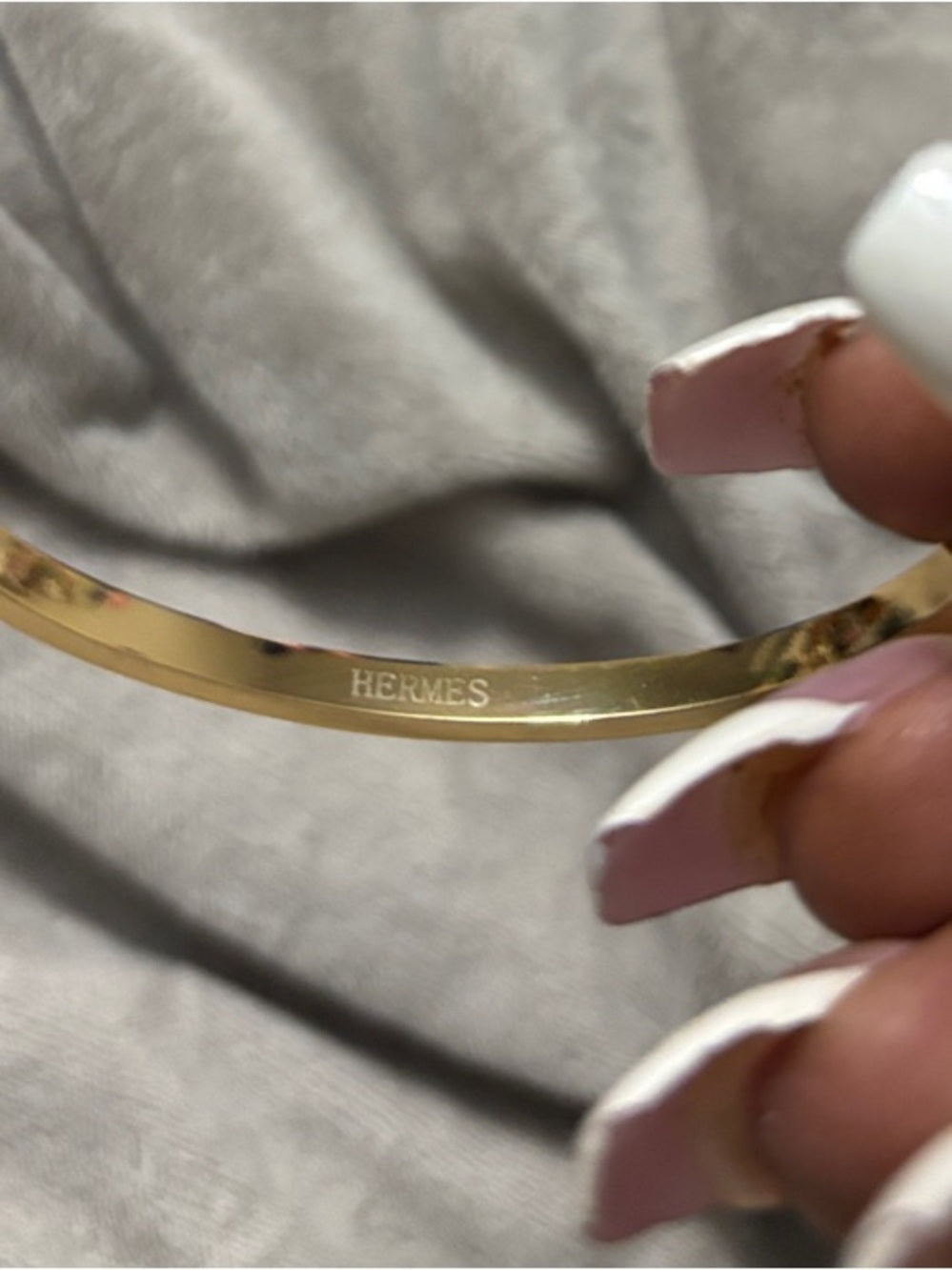 H Diamond Bangle