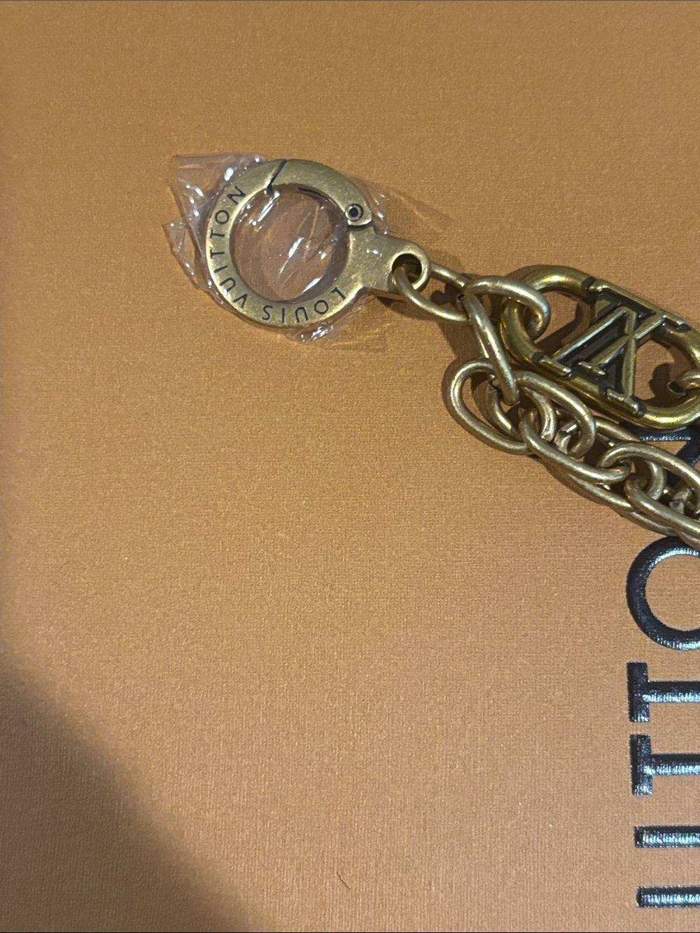 LV Bronze Chain w/ LV-Link Details