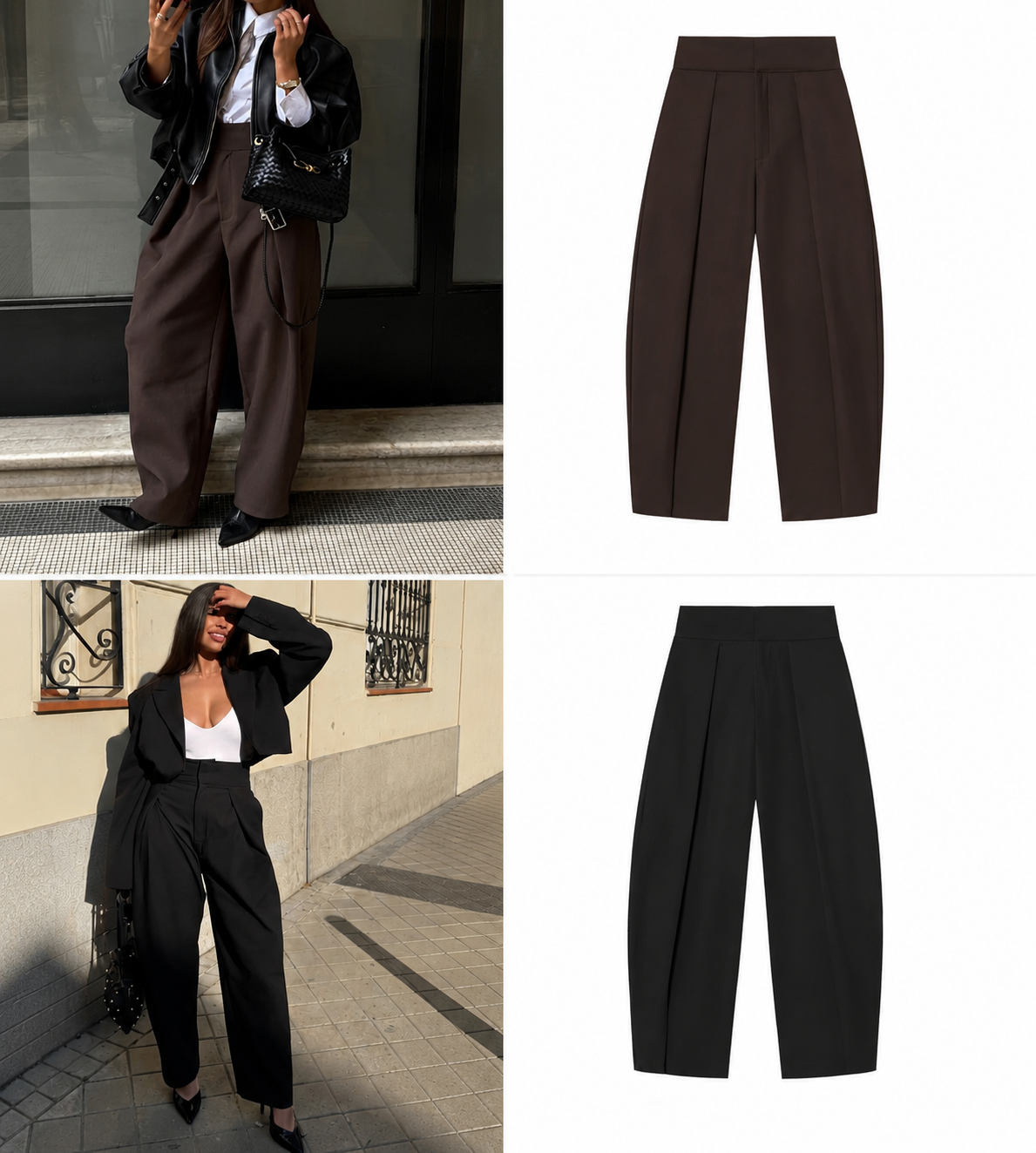 Executive Chic Pleated Trousers
