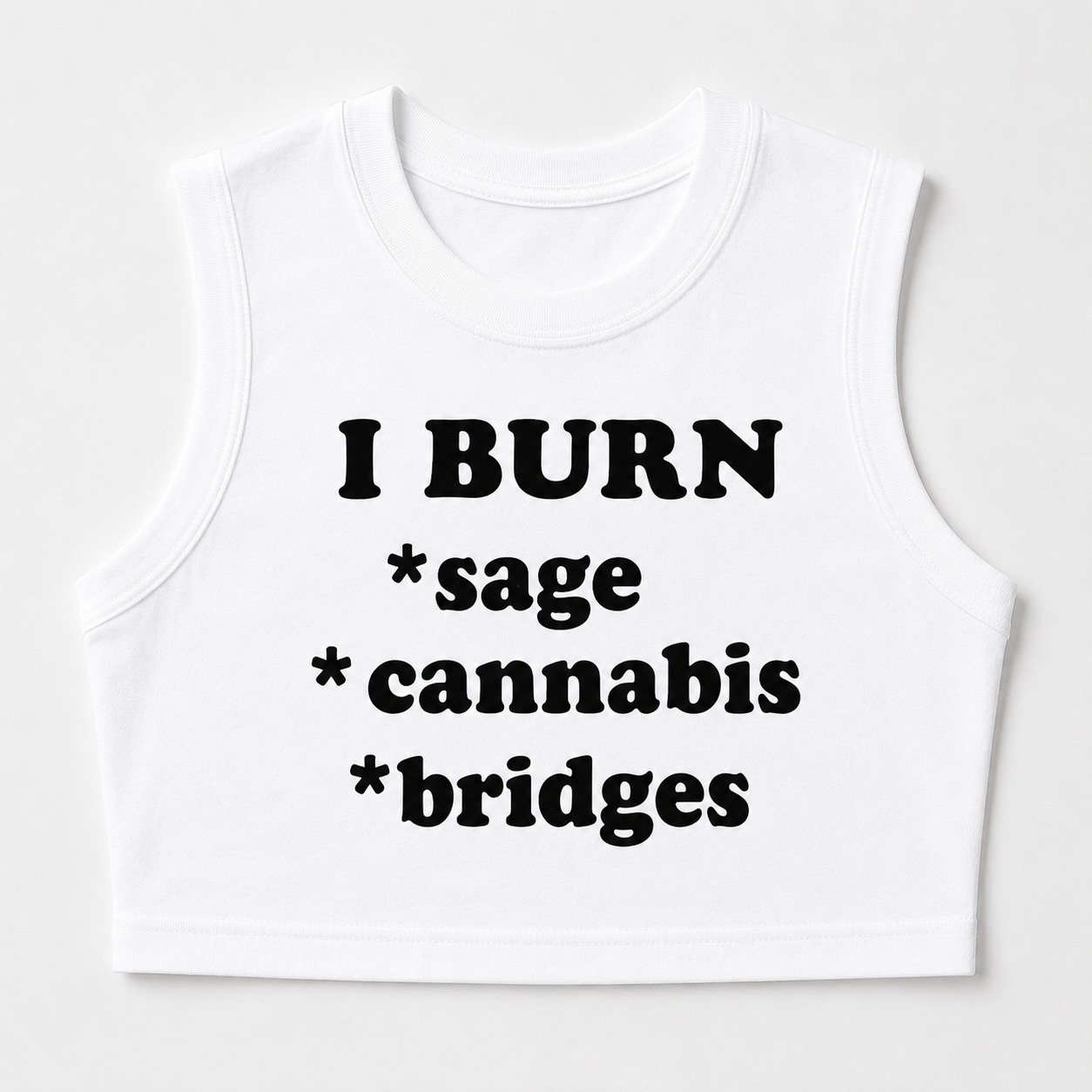 I I BURN Crop Tank – Scarlet Society