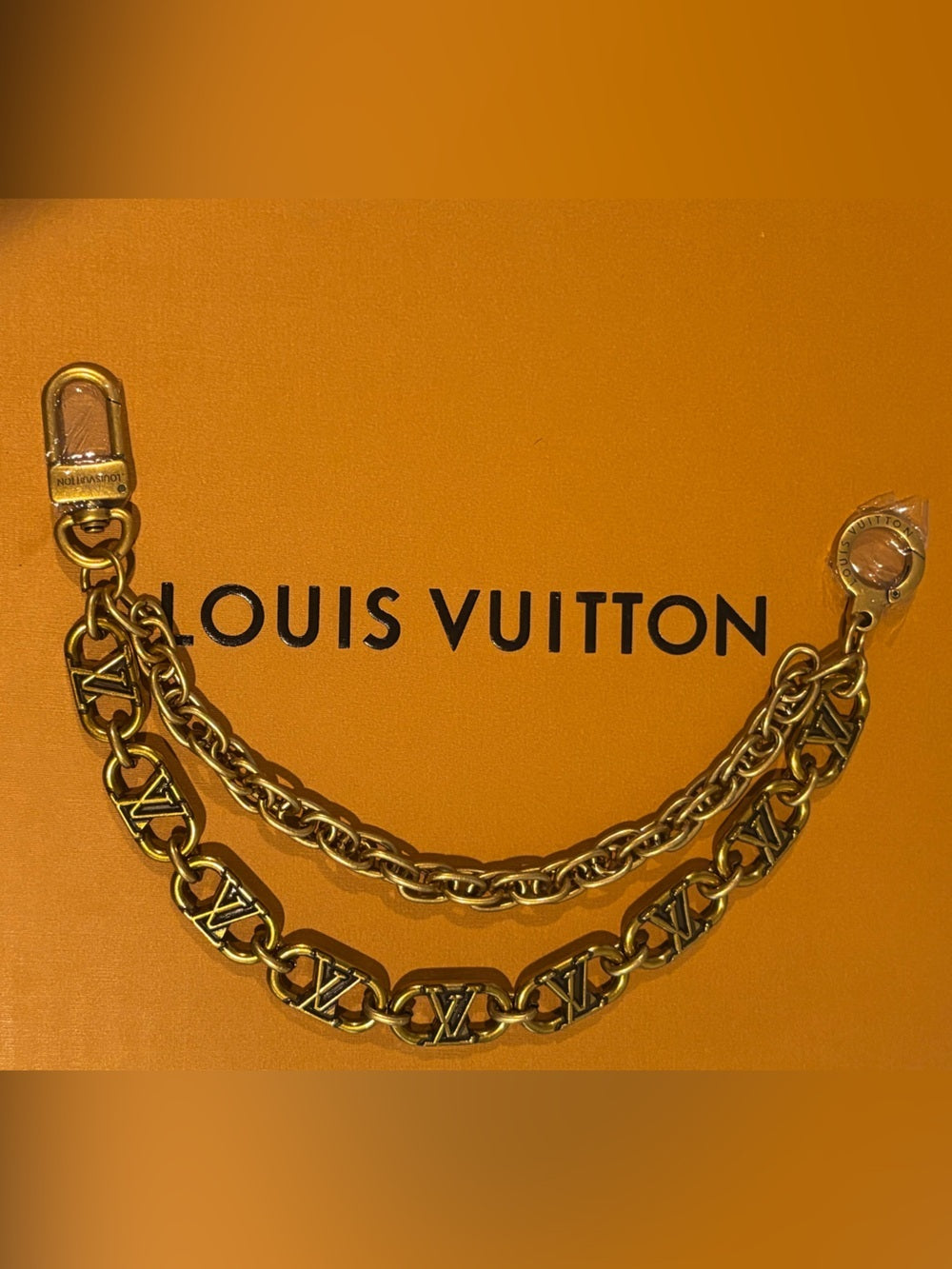 LV Bronze Chain w/ LV-Link Details