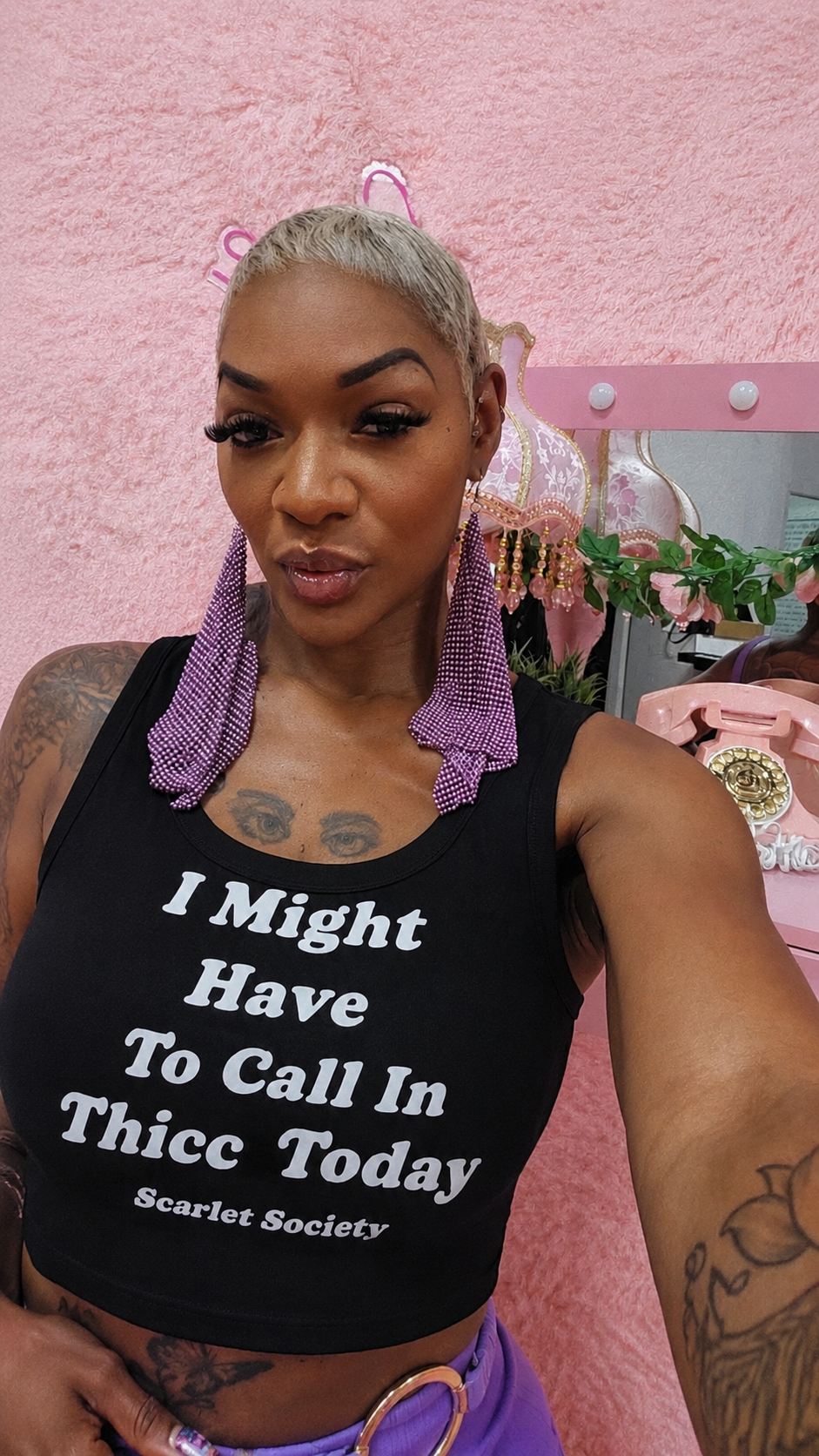 Might Have to Call in Thicc Crop Tank