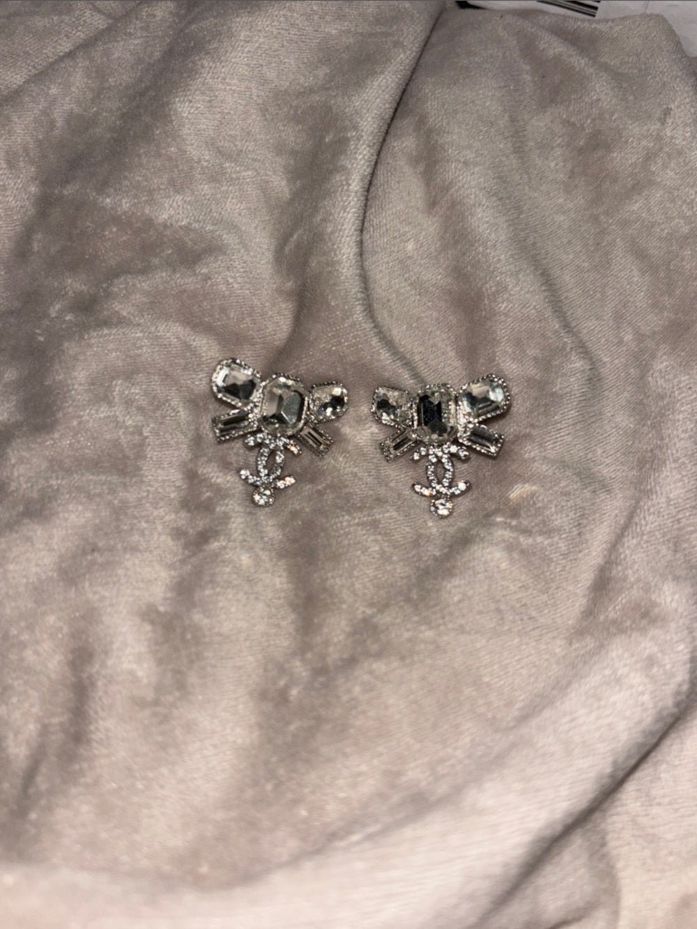 CC Bow Earrings