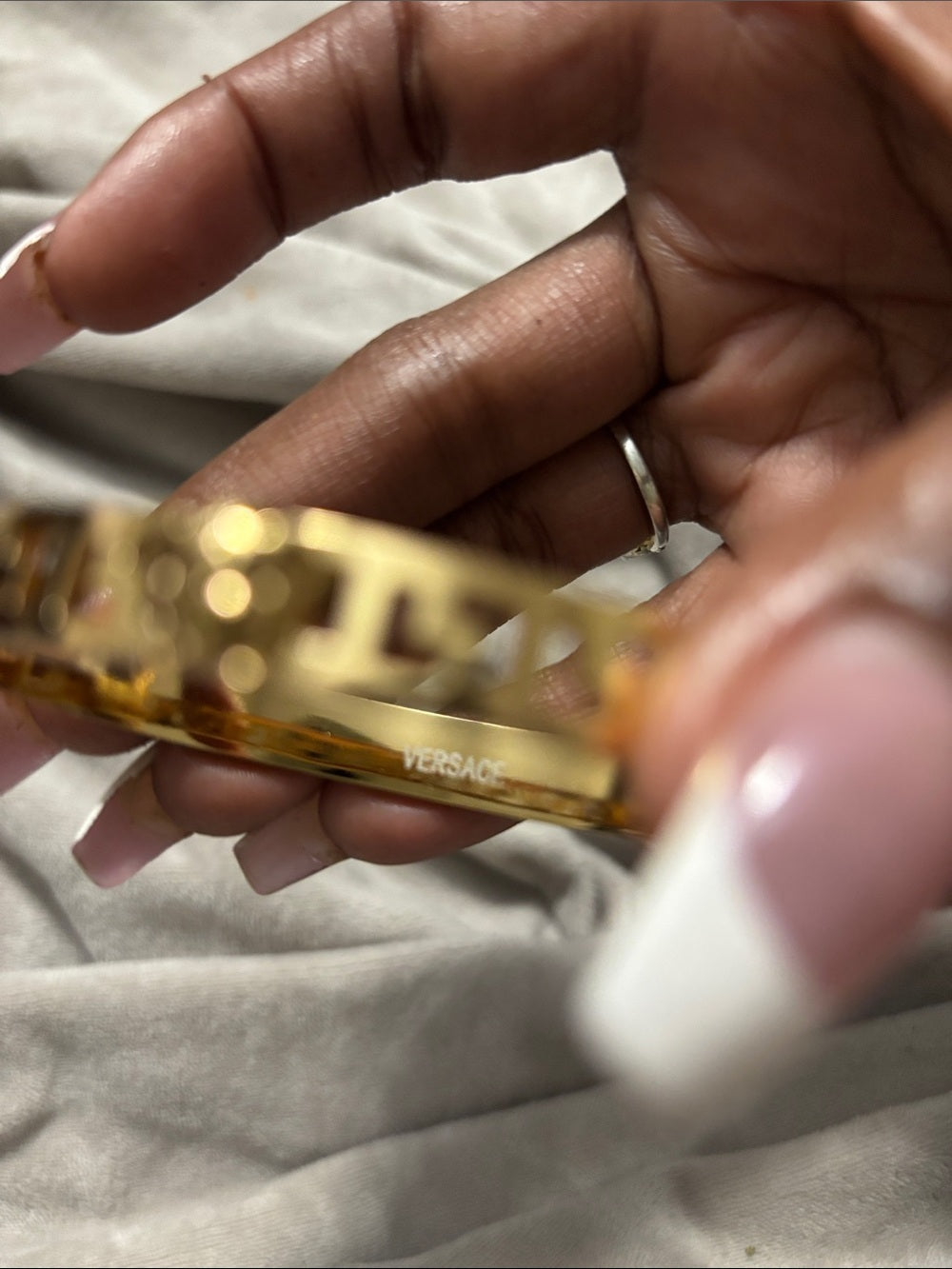 Gold V Inspired Bangle