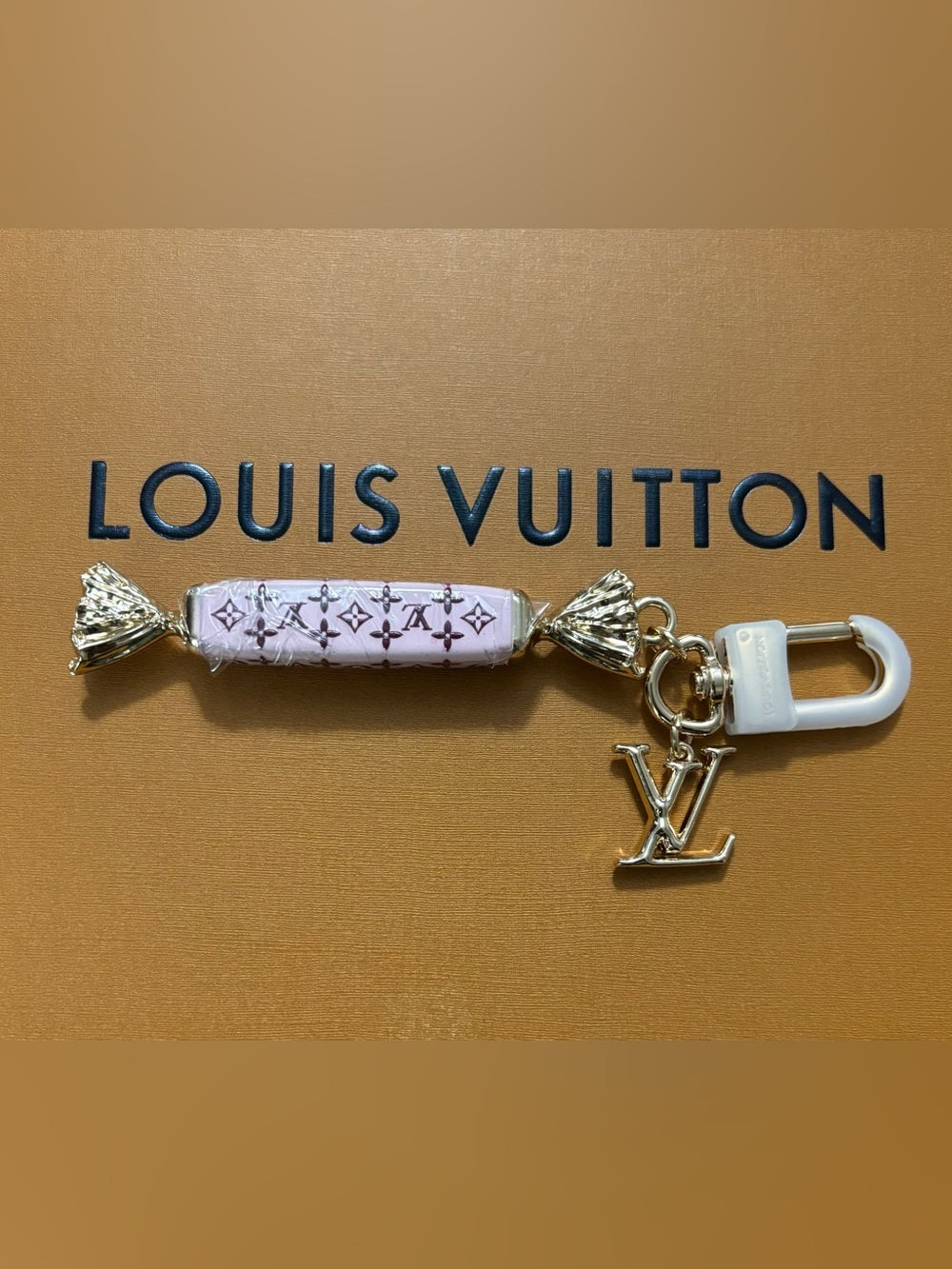 LV Candy Wrapper Charm/Keychain