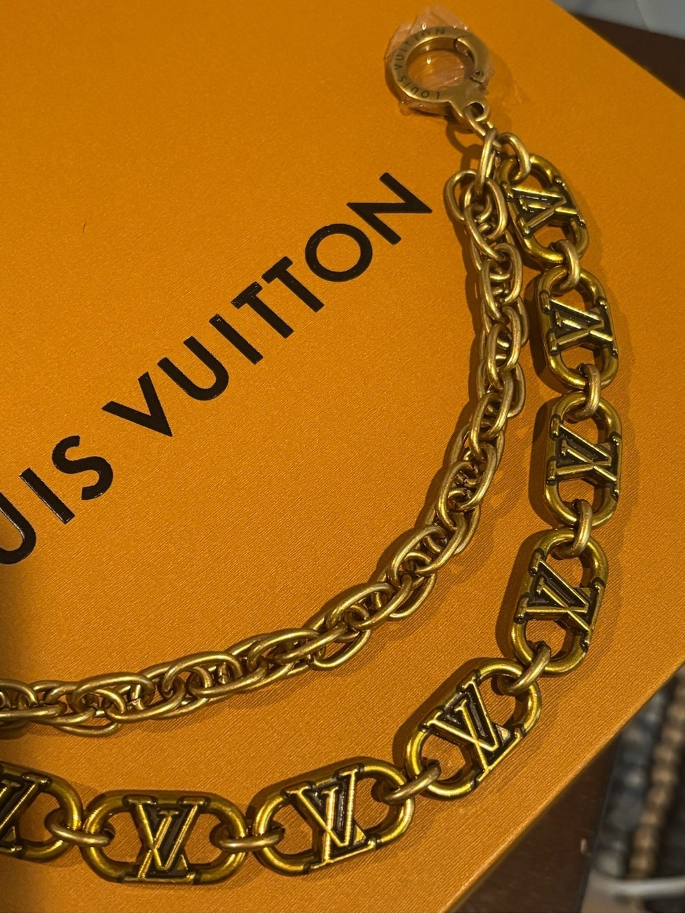 LV Bronze Chain w/ LV-Link Details