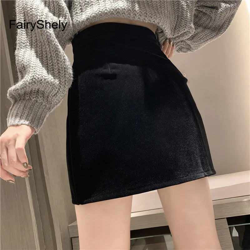 Midnight Star Zip Mini Skirt