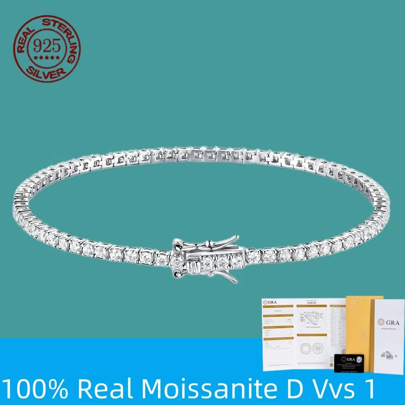 Eternal Brilliance Moissanite Tennis Bracelet