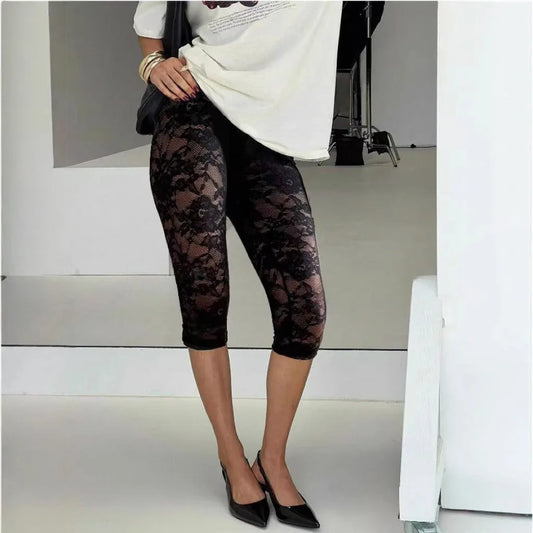 Lace & Leisure Capri Leggings
