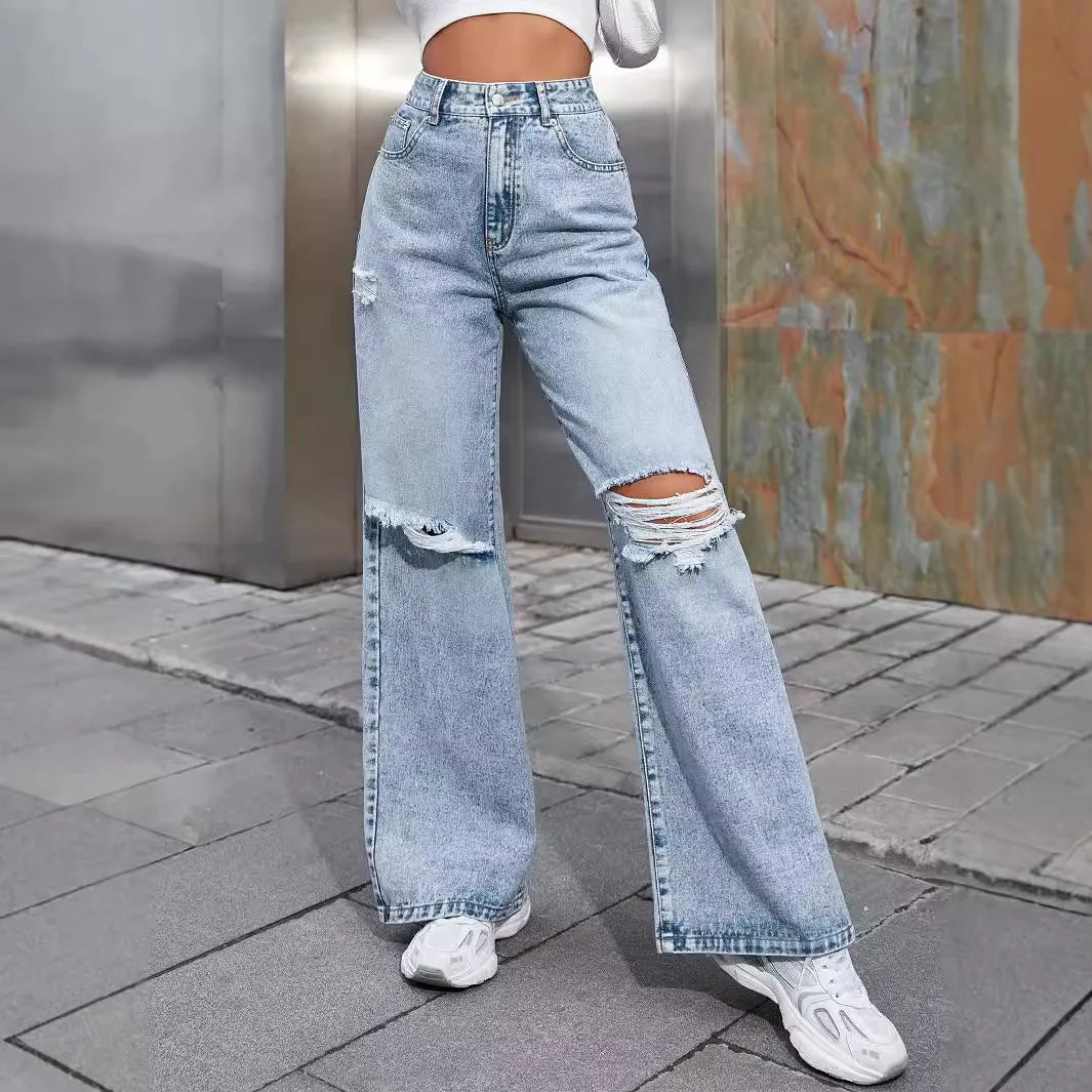 City Limits Wide-Leg Jeans