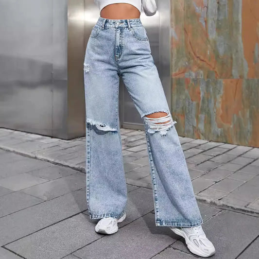 City Limits Wide-Leg Jeans