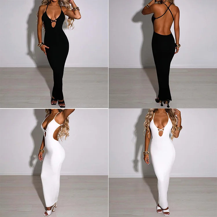 Allure Halter Maxi Dress