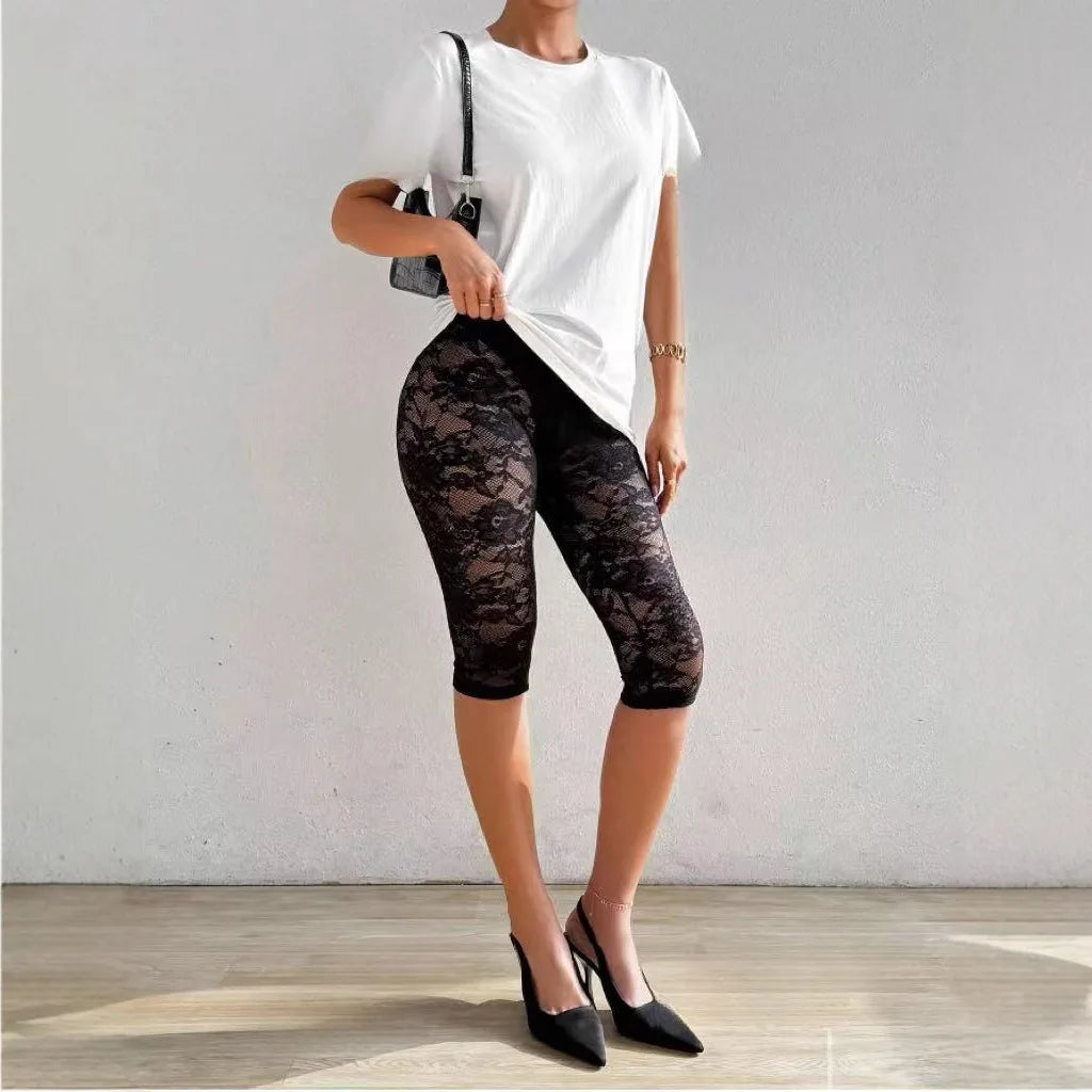 Lace & Leisure Capri Leggings