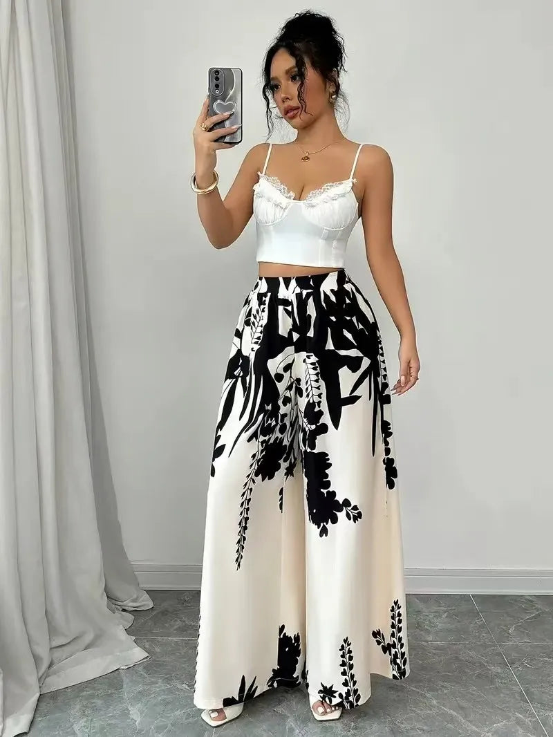 Botanical Luxe Palazzo Pants