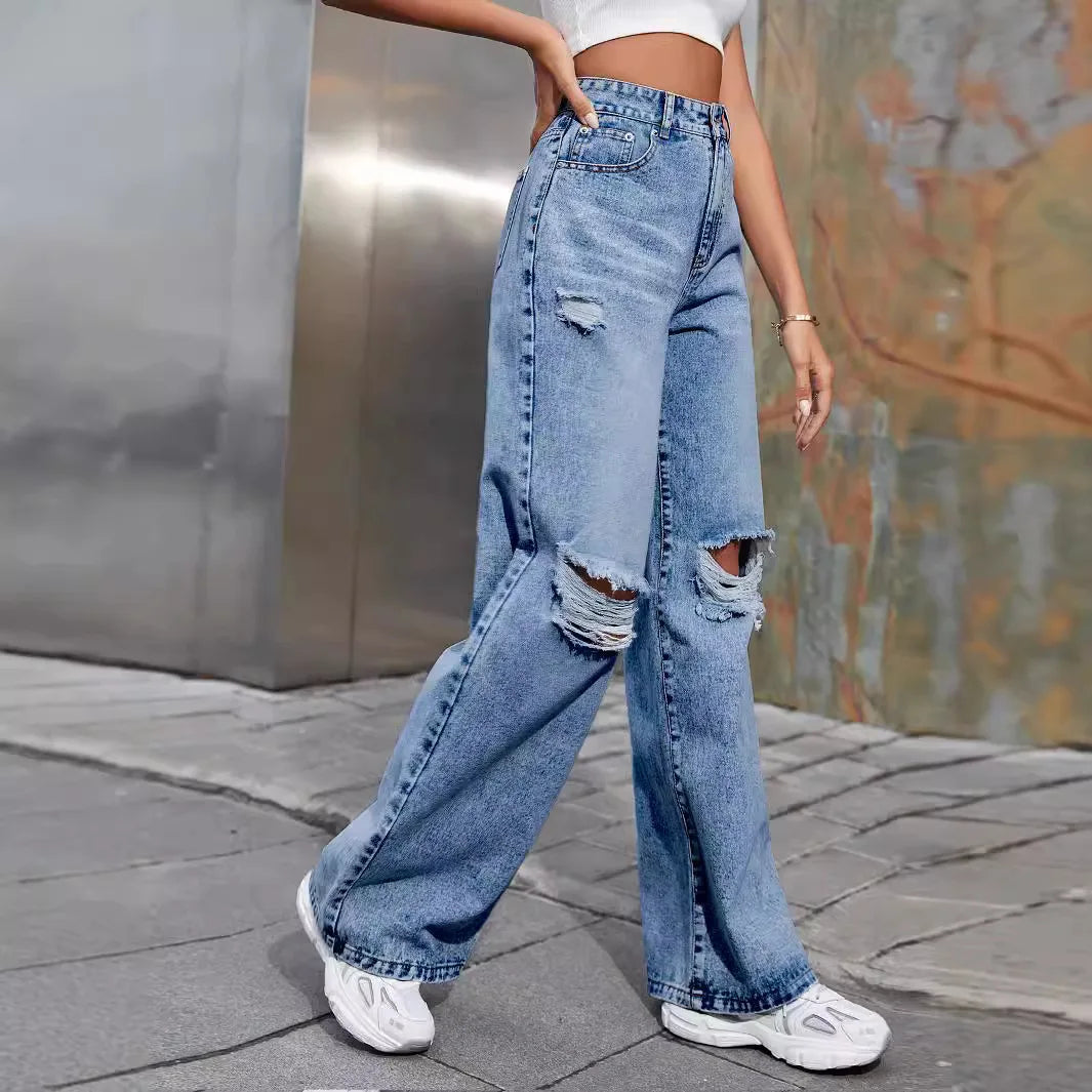 City Limits Wide-Leg Jeans
