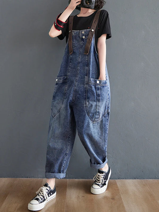Urban Ease Denim Overalls