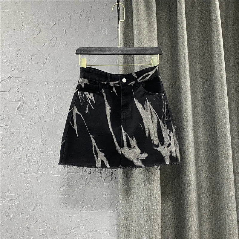 Wild Intentions Denim Mini Skirt
