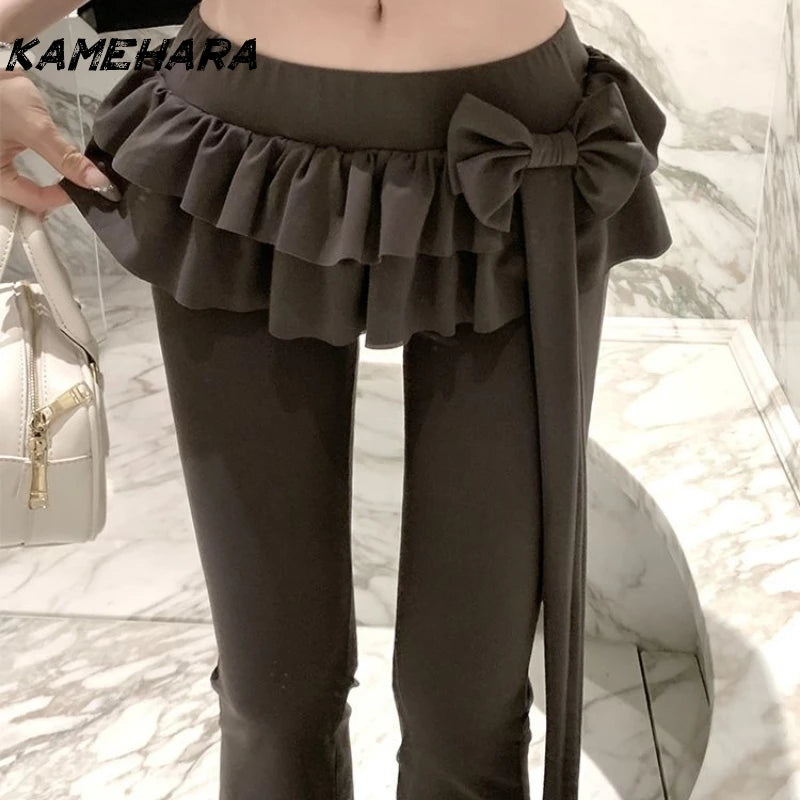 Runaway Ruffle Flare Pants