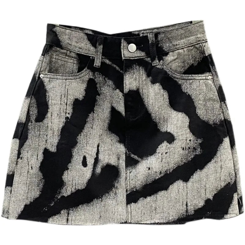 Wild Intentions Denim Mini Skirt