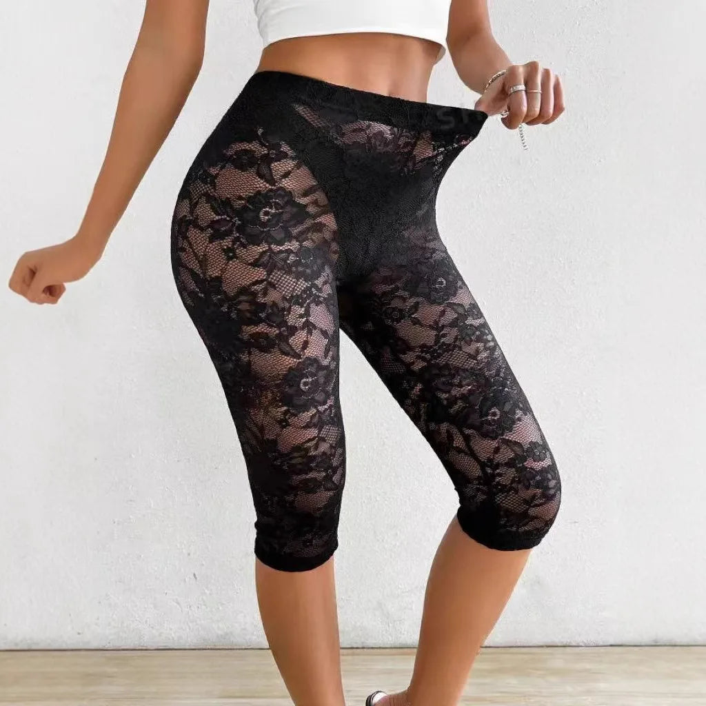 Lace & Leisure Capri Leggings