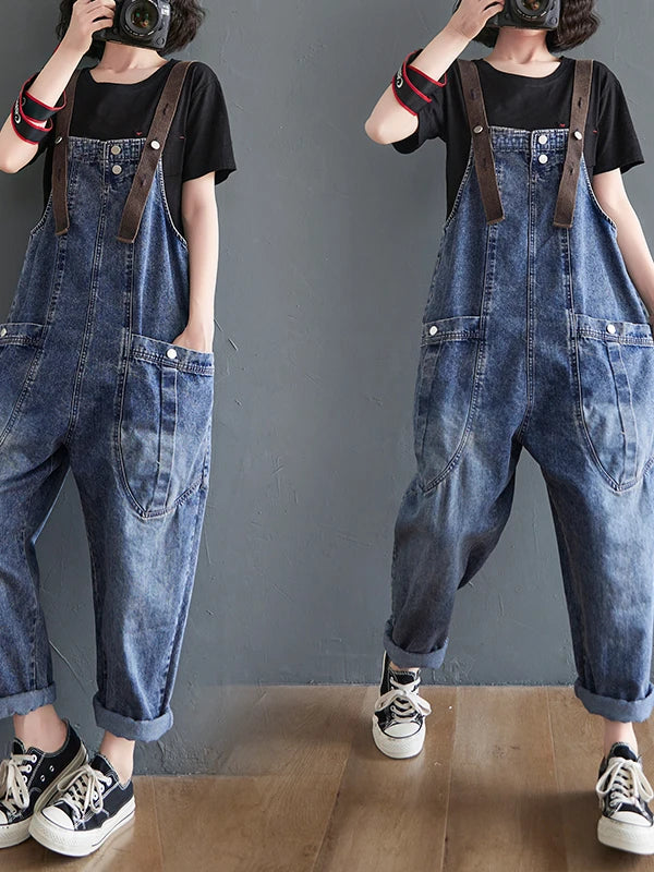 Urban Ease Denim Overalls