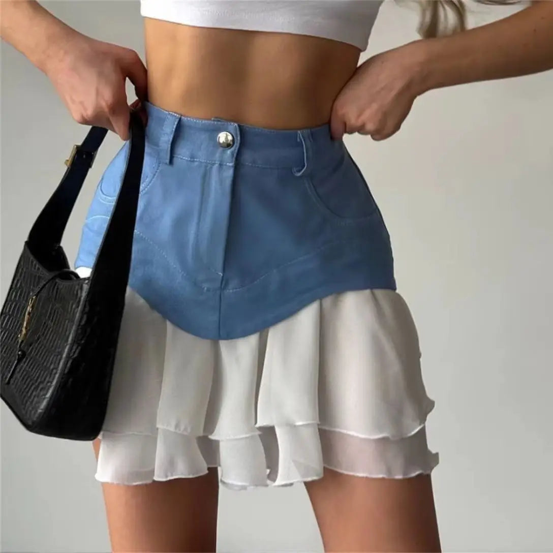Sweet Mischief Denim Skirt