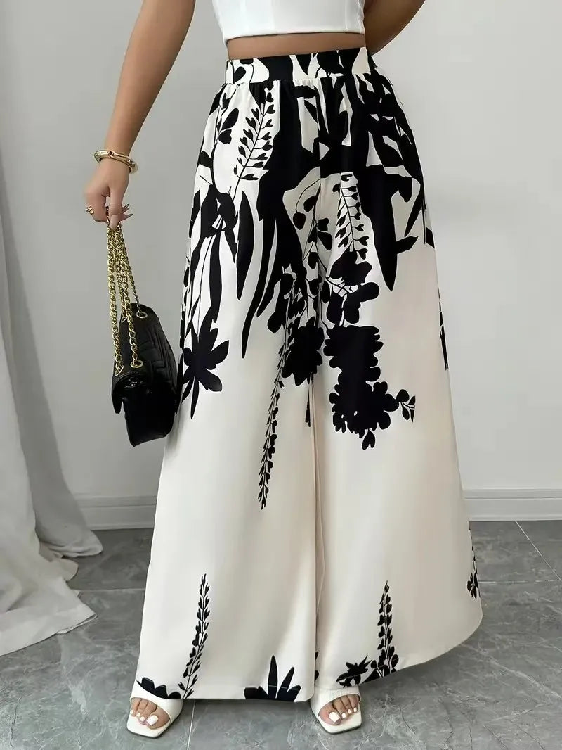 Botanical Luxe Palazzo Pants