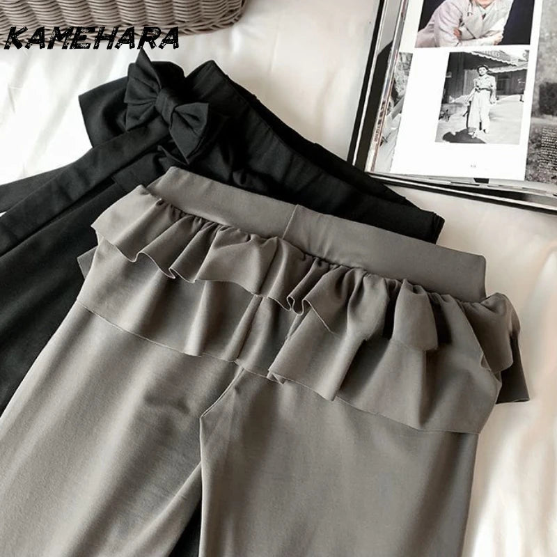 Runaway Ruffle Flare Pants