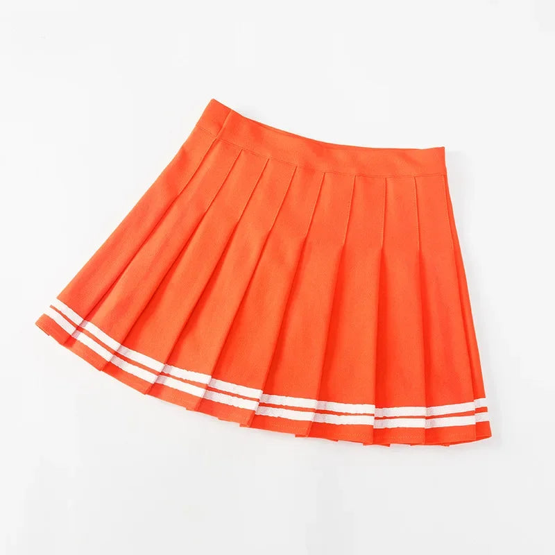 Varsity Charm Pleated Mini Skirt