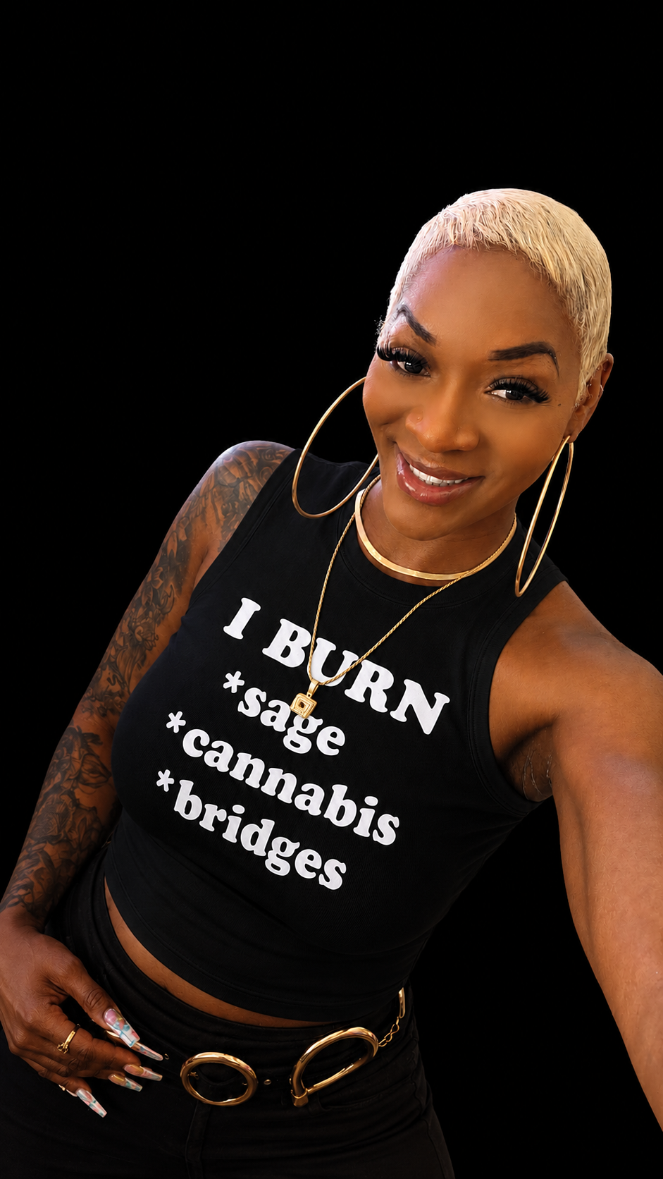 I I BURN Crop Tank – Scarlet Society