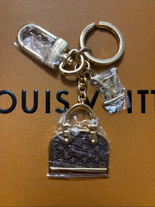 LV Brown Bag Charm Keychain