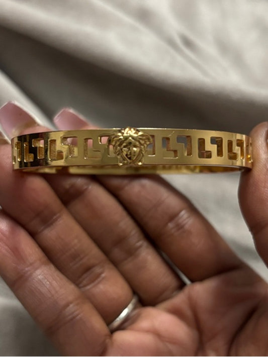 Gold V Inspired Bangle