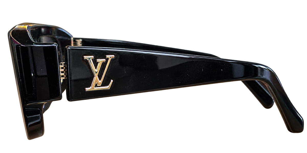 Louis Vuitton Black & Gold Statement Sunglasses
