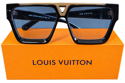 Louis Vuitton Black & Gold Statement Sunglasses